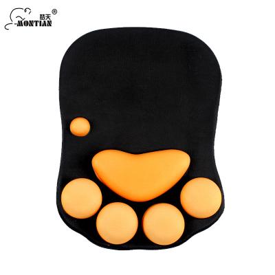 China With Unique Wrist Rest Montian Cat Paw Gel Mousepad Claw Gel Mouse Pad For Gaming for sale