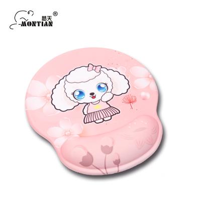 China With Wrist Rest Montian Non Slip Cartoon Gel Mouse Pad Promotional Gaming Mouse Pad for sale