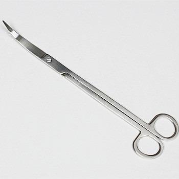 China PS-25B Viable Aquarium Plant Balancing 25cm Stainless Steel Scissors For Aqua Tank for sale