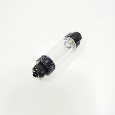 China MBC-1B Black Metal Sustainable CO2 Black Bubble Counter With Check Valve for sale