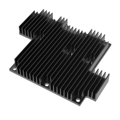 China Industrial Equipment Custom 6063 Enclosure Anodized Aluminum Extrusion Heatsink, CNC Milling Aluminum Extrusion Heatsink for sale