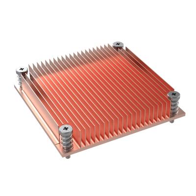 China Industrial Equipment Radiator Yudatech Customized Process Radiator Copper Skiving Copper Radiator for sale