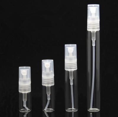 China 2ml 3ml 5ml 10ml Cosmetic Empty Clear Glass Mini Type Perfume Spray Pen Bottle for sale