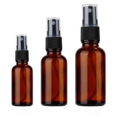 China Cosmetic 5ml 10ml 15ml 20ml 30ml 50ml 100ml Amber/Clear/Blue/Green Fine Mist Perfume Essential Oil Glass Spray Bottle for sale