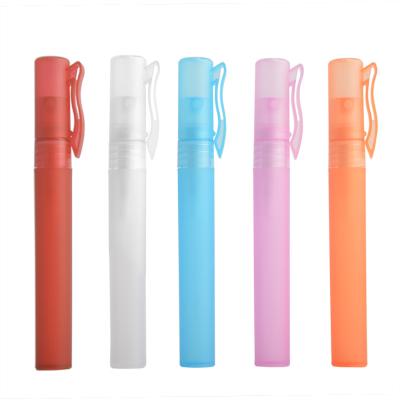 China Wholesale Colorful Plastic Perfume Spray Pen 10ml Perfume Cosmetics 10ml Empty Plastic Sprayer Bottle 10ml Perfume Pressure Sprayer Bottle for sale