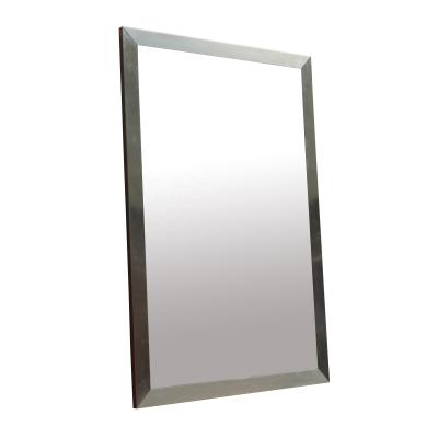 China Hot Sale New Arrival Stainless Steel Frame Beauty Single Side Hair Furniture Customized Wall Mounted Mirrors for sale