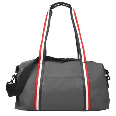 China Customized Eco-Friendly Polyester Fashion Outdoor Activities Color Zipper Travel Duffel Bags Normal Eco-Friendly Weekend Bag for sale