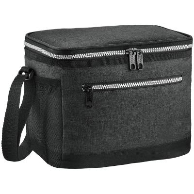 China Resure Insulated Waterproof Lunch Bag For Men Women Adult Kids Lunch Cooler Packing For Office Work Black Thermal Reusable Lunch Box for sale