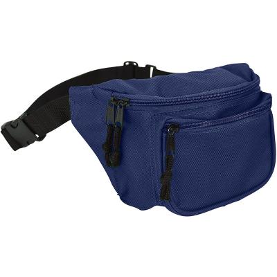 China Resure Fashion Anti-theft Waist Bag with Three Pocket and Zipper Fanny Pack Closure for sale