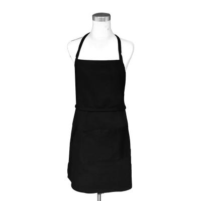 China Custom Made Logo Kitchen Apron Antifouling Polyester Household Apron Eco Kitchen Drinks/Food Sleeveless Apron for sale