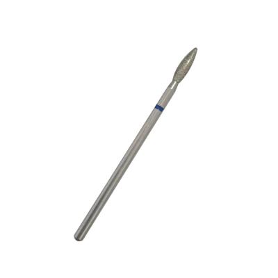 China Toboom Diamond Burs Flame Shape Manicure Steel Bit for sale