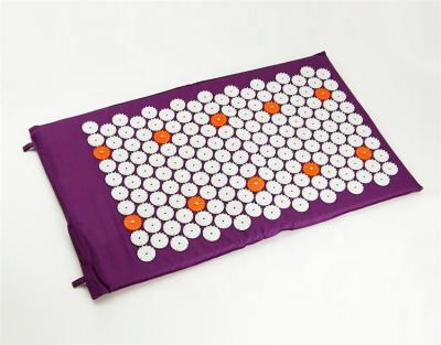 China AKACHU Profession Portable Cotton Massage Yoga Acupressure Mat with Magnet Therapy Private Label Customized Health Spikes for sale