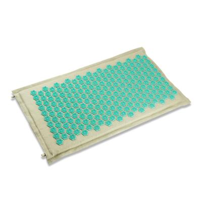 China Comfortable Massage Mat Acupuncture Needle HIPS Nails Massage Health Coconut Health Canvas Spikes Massage Yoga Acupressure Mat for sale