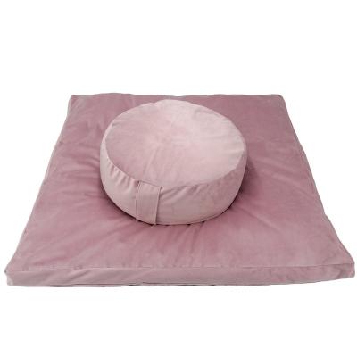 China Round Seat Meditation Pillow Floor Cushion Meditation Cushion Zabuton Zabuton Set for sale