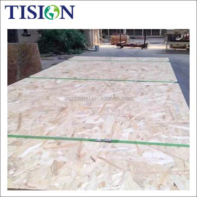 China Environmental protection Linyi15mm 18 OSB waterproof cheap wood panel grades chip board for sale