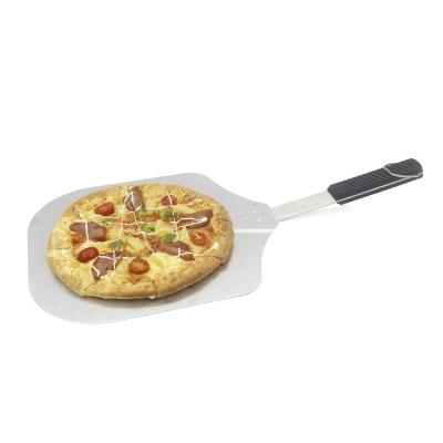 China Sustainable Stainless Steel With Wooden Handle Pizza Skin Pizza Turning Skin for sale