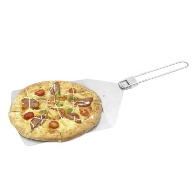 China 10/12 Inch Pizza Peels Stainless Steel Handle Foldable Pizza Shovel Pizza Skins Spatula Baking Tools for sale