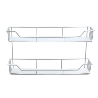 China Sustainable Bathroom Shelving Shampoo Rack Bathroom Mounted Basket Rack for sale