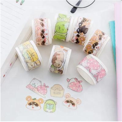 China Black and White Washi Tape Set 100rolls Free Sample Waterproof Watercolor Album Custom Design Washi Dispenser Tape Cutter for sale