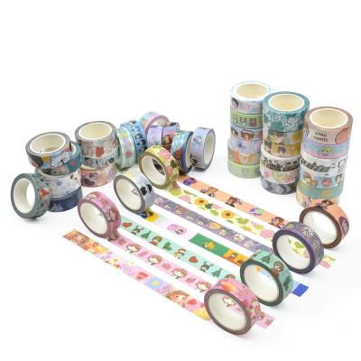 China 2020 Waterproof Modern Gold Foil Gift Wrapping Matte Washi Tape Set For Hand Account Stationery for sale