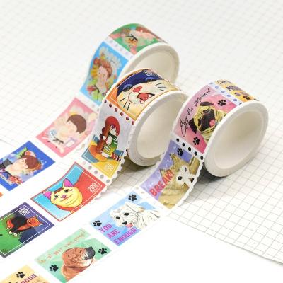 China Mermaid Masking Material Rose Gold Foi Stamp Washi Waterproof Paper Metallic Mexican Tape for sale