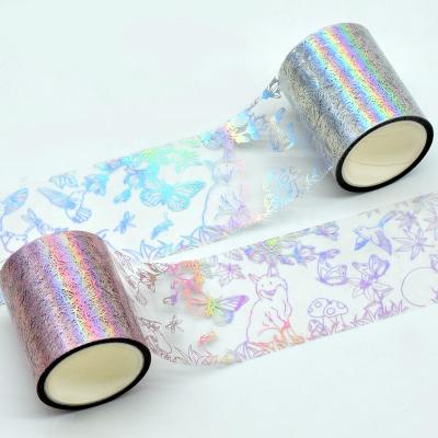 China Factory direct sales china supplier china supplier xiongfei transparent roll tape washi printing gold foil PET waterproof film for sale