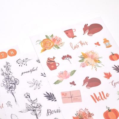 China Custom Waterproof Custom Paper Sticker Album Stickers for sale