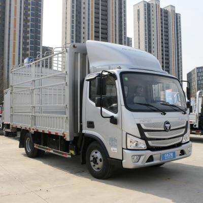 China Aluminum Alloy 156hp 4X2 2 Ton Diesel Light Cargo Lorry Truck For City Transport for sale