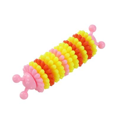 China New Jun Style Crawler Dog Viable Sharp Bite Glue Dog Toy Training Pet Supplies TPR Dog Toothbrush for sale