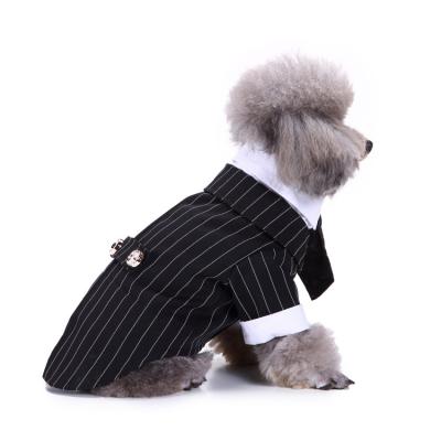 China Viable Pet Clothes Teddy Dog Party Costume Dog Teddy Wedding Cat Spring Dress Small Corgi Shirt for sale