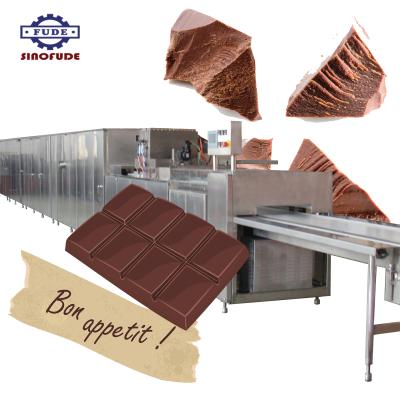 China Automatic Dairy Factory Chocolate One Shot Depositing Making Line Chocolate Molding Machine Production Line for sale