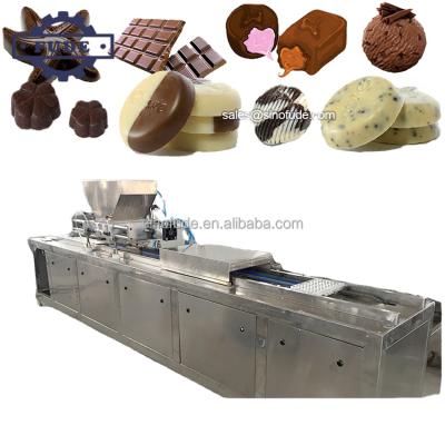 China Factory Snack Chocolate Molding Line Semi One Shot Chocolate Depositor Molding Chocolate for sale