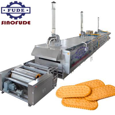 China Factory Sinofude Automatic Soft Biscuit Machine Production Line With Packing Machine for sale