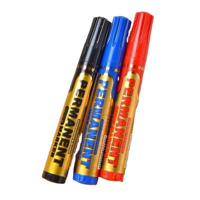 China Non-tonix Paint Waterproof Permanent Marker Pens Customized Fabric Marker CD Waterproof Black Permanent Marker Pen for sale