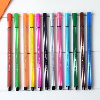 China Changli Colored Water Based Felt Pen Watercolor Brush Pens Double Pens Watercolor Seeds Design Art Marker Paint Set For Students Drawing for sale