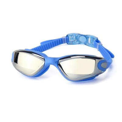 China Professional Men Women Silicone Waterproof Swimming Goggles Anti Fog Sports Swimming Glasses for sale