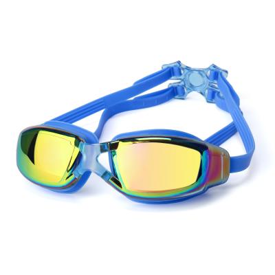 China Men Women Anti Fog UV Protection Swimming Goggles Professional Electroplate Waterproof Swim Glasses for sale