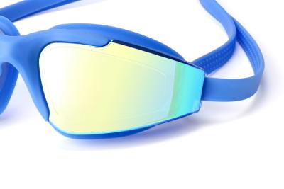 China New Professional 100% UV Swim Goggle Waterproof Anti-Fog HD Swim Glasses for sale