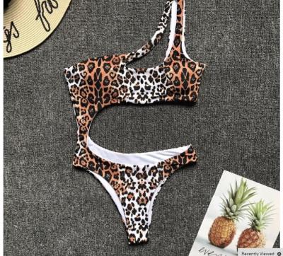 China Womail Alluring Biquini Leopard Printed Bikini Push-Up Padded Swimwear Women's for sale