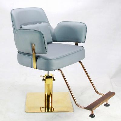 China China Manufacturer Latest Red Color Woman Men's Antique Barber Chair Contemporary Wholesale Salon Chair for sale