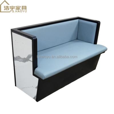 China Modern Popular Luxury American Restaurant Sofa Luxury Barparty Booth Seating Sofa Restaurant Furniture Restaurant Dining Car Two Seat Set for sale