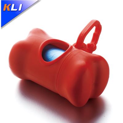 China Sustainable Pet Supply Customs Dog Poop Plastic Waste Bag Dispenser for sale