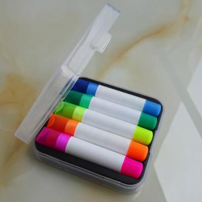 China Promotional Markers & Mini 5 Colorfastness Highlighter Bar Pen Set for sale