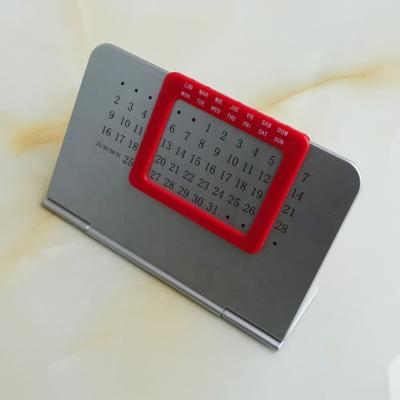 China Cheap Table Calendar Plastic Table Perpetual Calendar for sale