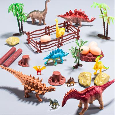 China Learning Education Dinosaur Figures PVC Simulation Dinosaur Model Early Education Toy 10 Piece Set Animal Toy Model Dinosaur Series Educational Model for sale