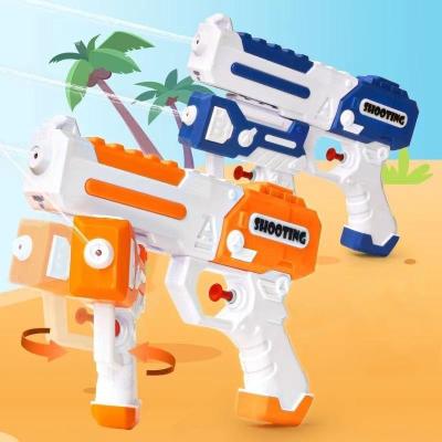 China Funny Sand Beach Toy New 2-in-1 Water Gun Pool Toys Beach Outdoor Toys Long Range Combat Water Gun Toys for sale