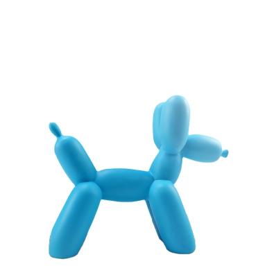 China Modern Resin Dog Europe and America Abstract Balloon Sculpture Desktop Decorations Custom Animal Figurine Statues for Bedroom Home Living Room for sale