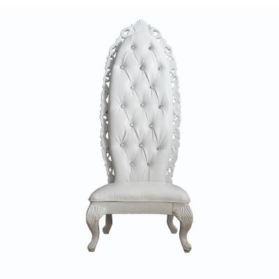 China Luxury Queen King Throne Chair Wedding Banquet Party Back Throne High Chairs Luxury Pedicure Chair for sale