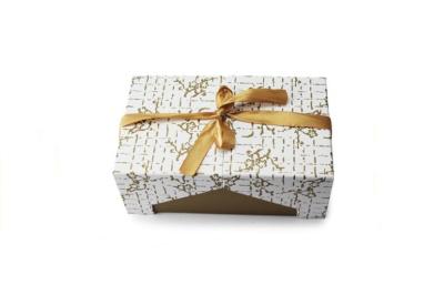 China Both Side Open Designed Cardboard Gift Boxes With Butterfly Tie for sale