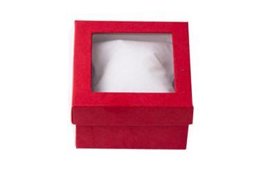 China Eco - Friendly Watch Packaging Gift Boxes with Clear Plastic Window for sale